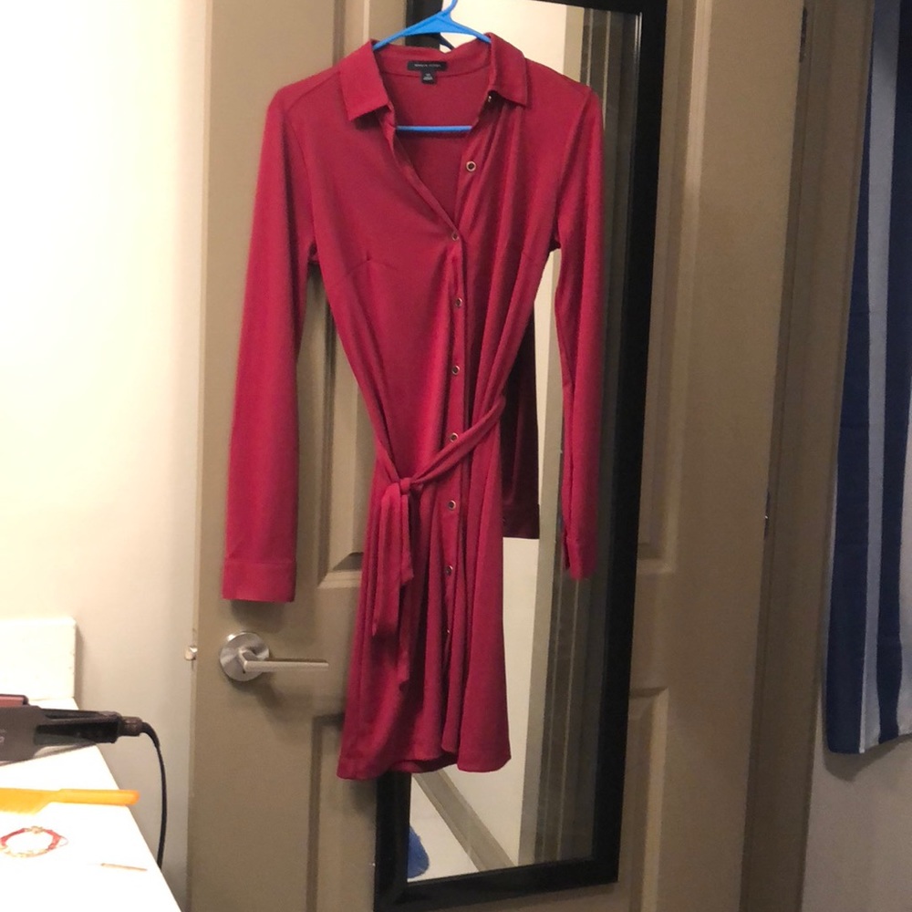 Tommy button up shirt dress